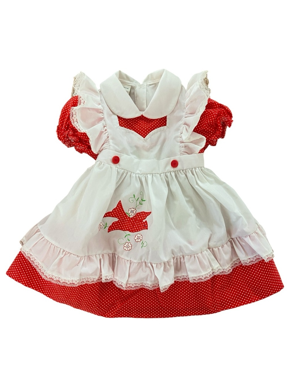 Unknown Brand Vintage 80s 90s Toddler Cotton Dress Size 2-3-4